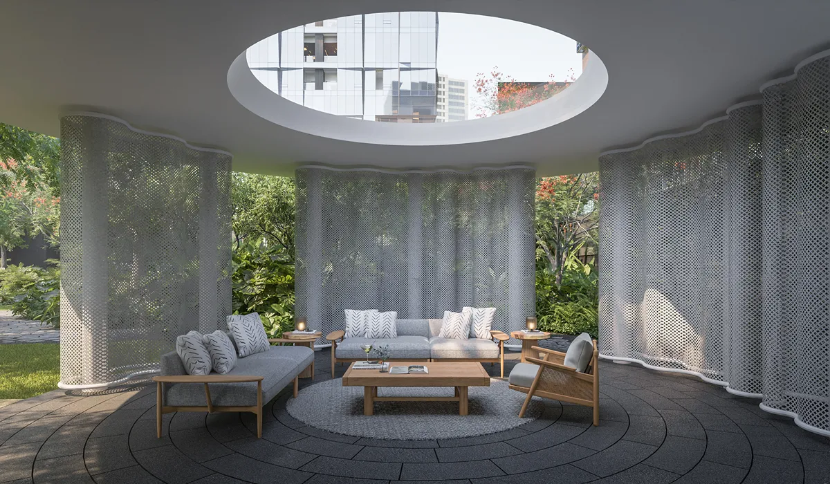 Oasis Park semi-outdoor lounge